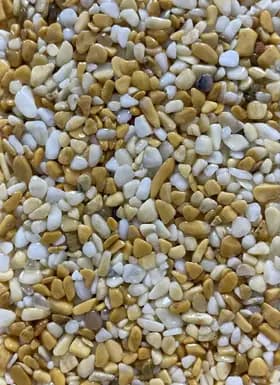 Granulat GLX 309, marbre, teinte blanc