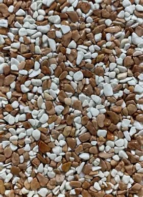 Granulat GLX 331, marbre, teinte blanc