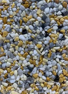 Granulat GLX 333, marbre, teinte blanc
