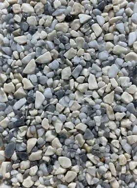 Granulat GLX 334, marbre, teinte blanc