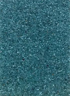 Granulat GLX 447, mortier de quartz, teinte turquoise