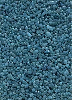 Granulat GLX 117, quartz coloré, teinte turquoise