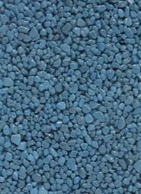 Granulat GLX 142, quartz coloré, teinte bleu