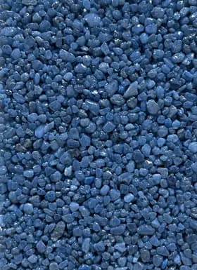 Granulat GLX 172, quartz coloré, teinte bleu