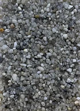 Granulat GLX 374, quartz naturel, teinte gris