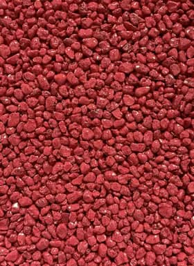 Granulat GLX 201, quartz coloré spécial, teinte rouge