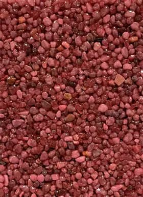 Granulat GLX 206, quartz coloré spécial, teinte rouge