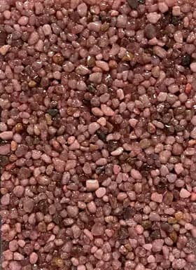 Granulat GLX 207, quartz coloré spécial, teinte rouge