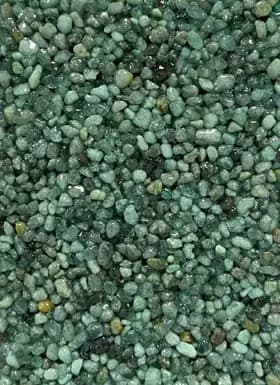 Granulat GLX 214, quartz coloré spécial, teinte vert